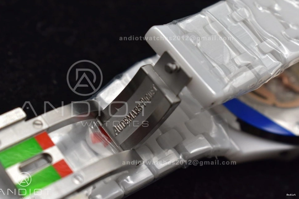 White Calendar Best Ceramic APSF Bracelet Edition 26579cb A5134 Oak Ceramic Perpetual on Royal 0425